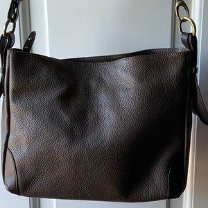 Misuri Made In Italy Brown Leather Handbag